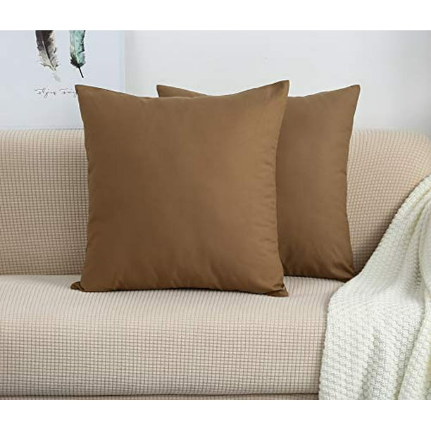 TangDepot Cotton Solid Throw Pillow Covers Charcoal Gray 26 x 26 TangDepot Cotton Solid Throw Pillow Covers Charcoal Gray 26 x 26